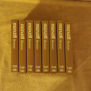 Maxell vhs tapes
